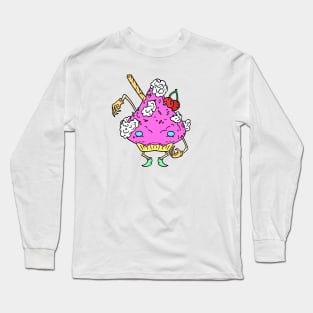 Cupcake friend (berry) Long Sleeve T-Shirt